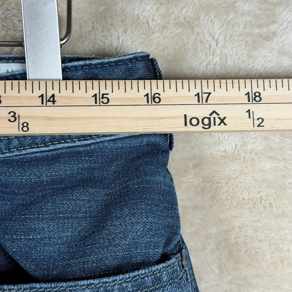 Diesel Zatiny Jeans '09 Men 32x32 Straight Dark Wash Y2K Low Rise Made in Italy - Picture 11 of 13